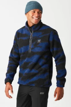Picture Mens Kimag Printed Quarter Zip Fleece