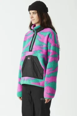 Picture Womens Zelkova Quarter Zip Print Fleece