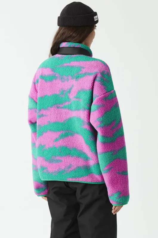 Picture Womens Zelkova Quarter Zip Print Fleece