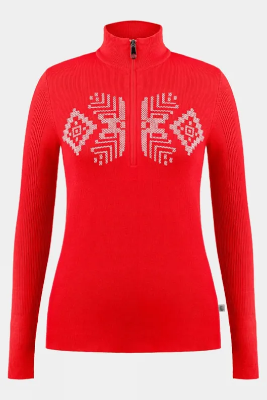 Poivre Blanc Womens Adele Knit Pullover