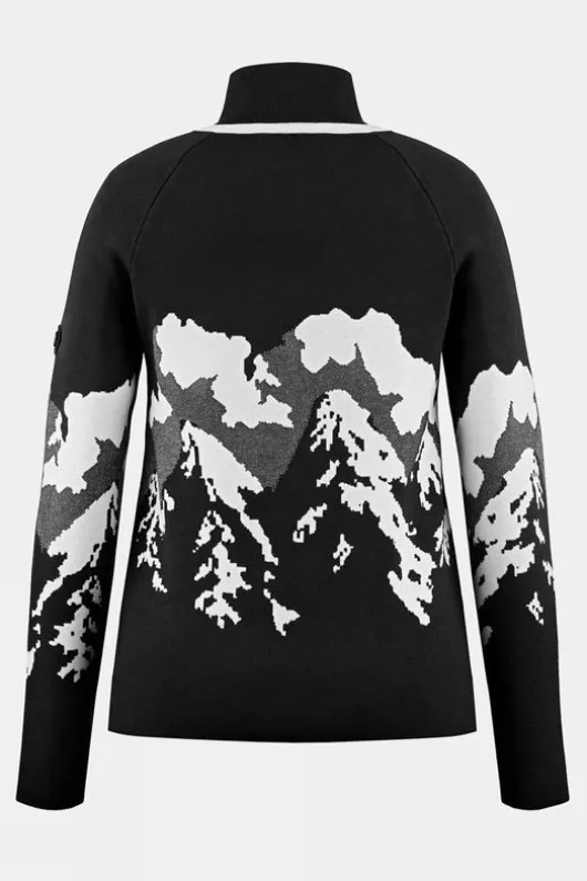 Poivre Blanc Womens Ambre Roll Neck Knit Sweater