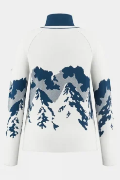 Poivre Blanc Womens Ambre Roll Neck Knit Sweater