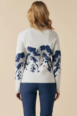 Poivre Blanc Womens Ambre Roll Neck Knit Sweater