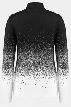 Poivre Blanc Womens Leopard Knit Ski Jacket