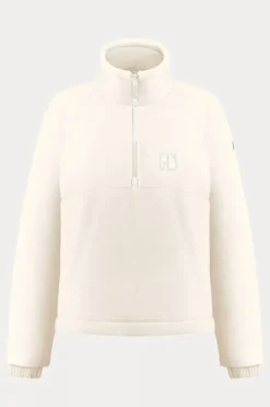 Poivre Blanc Womens Polartec Half Zip Fleece