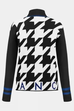 Poivre Blanc Womens Rose Roll Neck Knit Sweater