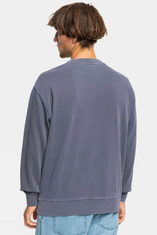 Quiksilver Mens Garment Dye Crew Sweatshirt