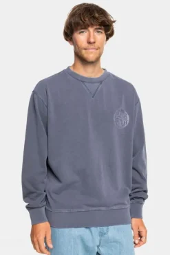 Quiksilver Mens Garment Dye Crew Sweatshirt