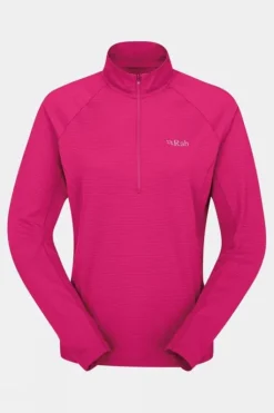 Rab Womens Sonic Long Sleeve Zip Top