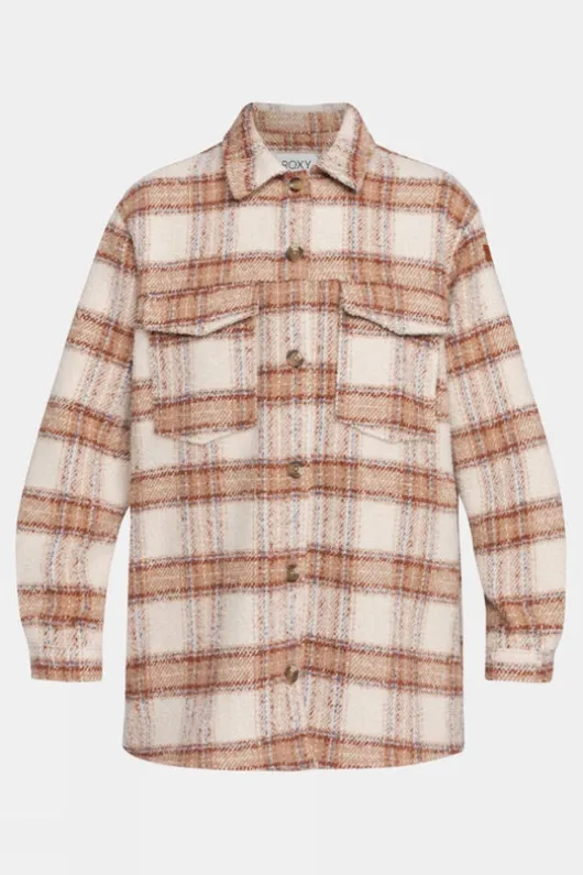 Roxy Womens Check The Swell IIII Shacket