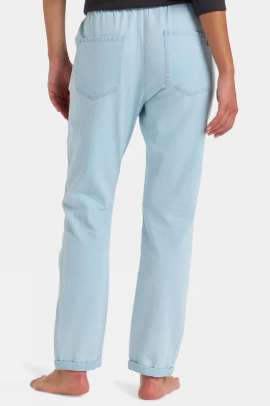 Roxy Womens Slow Swell Light Denim Trousers