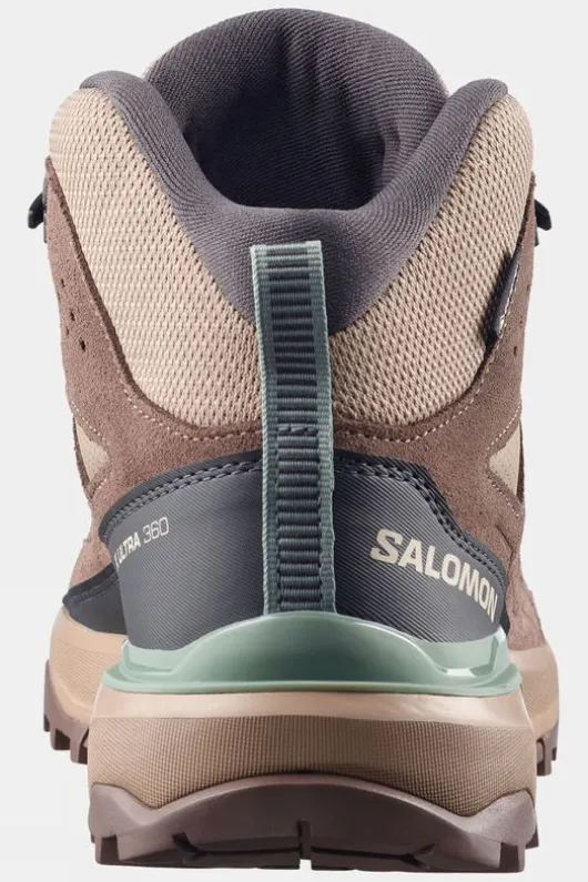 Salomon Womens X Ultra 360 Leather Mid GTX Boots