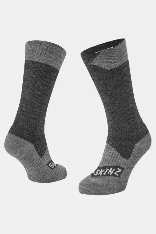 Sealskinz Mens Raynham Waterproof All Weather Mid Length Socks