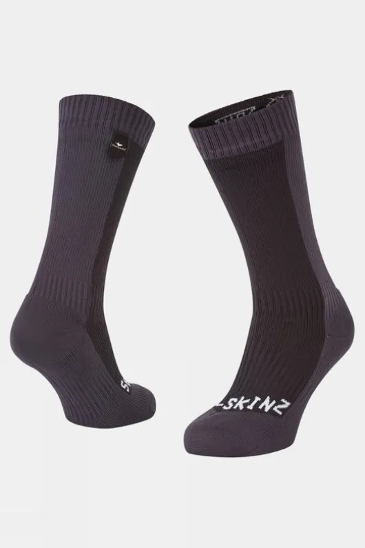 Sealskinz Mens Starston Waterproof Cold Weather Mid Length Socks