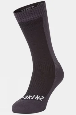Sealskinz Mens Starston Waterproof Cold Weather Mid Length Socks