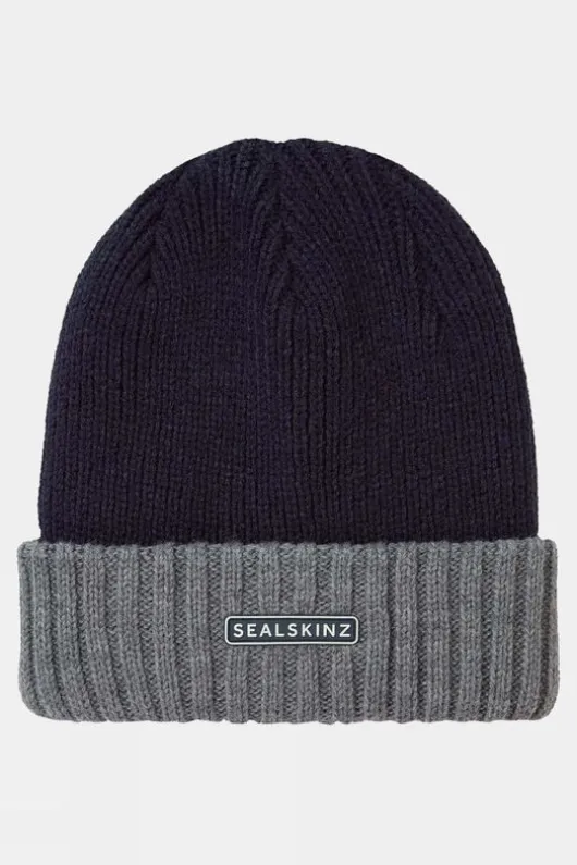 Sealskinz Unisex Bacton Waterproof Cold Weather Roll Cuff Beanie