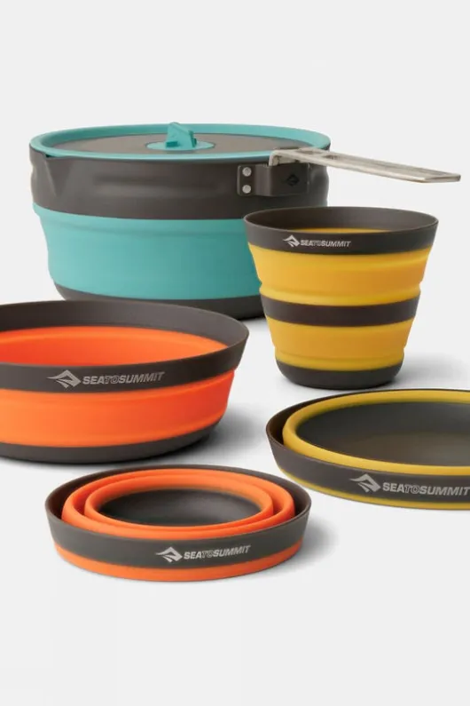 Sea to Summit Frontier Ultralight Collapsible One Pot Cook Set - 2 Person, 5 Piece