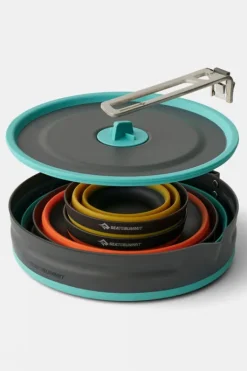 Sea to Summit Frontier Ultralight Collapsible One Pot Cook Set - 2 Person, 5 Piece