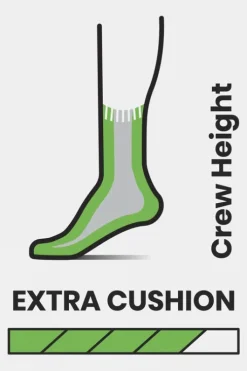 Smartwool Mens Hike Classic Edition Extra Cushion 2nd Cut Crew Socks