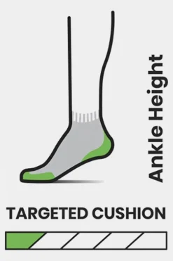Smartwool Mens Hike Targeted Cushion Ankle Socks