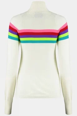 Snow Finel Womens Rainbow Merino Midlayer Top