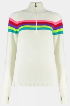 Snow Finel Womens Rainbow Merino Midlayer Top