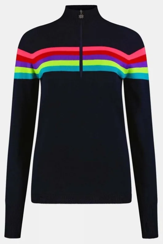 Snow Finel Womens Rainbow Merino Midlayer Top