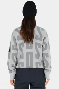 SOS Womens Verbier Windstopper Knitted Sweatshirt