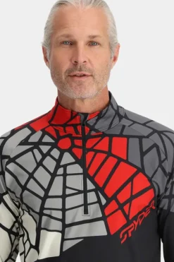 Spyder Mens Legacy Zip Neck Top