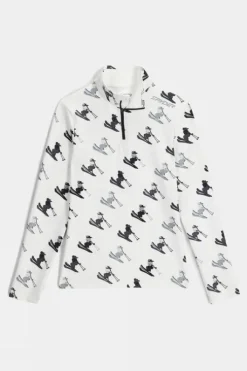 Spyder Womens Vivid Zip Neck Top