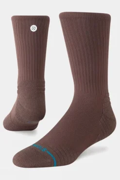 Stance Mens Solid Ribbed Mid Crew Socks