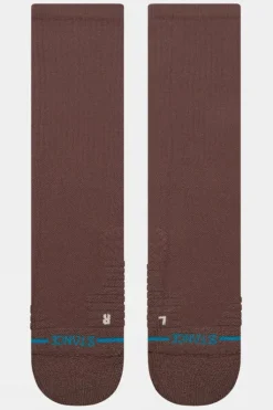 Stance Mens Solid Ribbed Mid Crew Socks