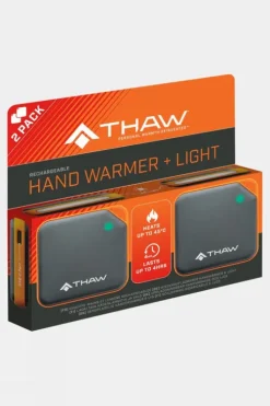 Thaw 2K Rechargeable Hand Warmer + Light - Twin Pack