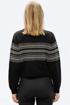 The Mountain Studio Womens K-2 Ski Half Zip Knitted Sweater