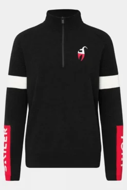 Toni Sailer Sports Mens Ernstl Half Zip Knitted Sweatshirt