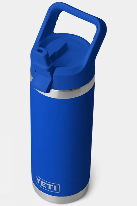 Yeti Rambler With Colour Straw Cap Drinks Bottle - 18oz / 532ml