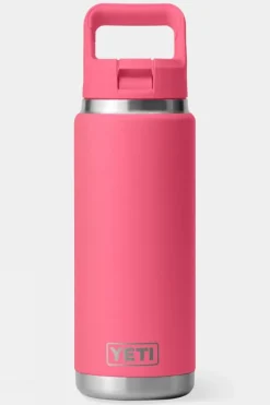 Yeti Rambler With Colour Straw Cap Drinks Bottle - 26oz / 769ml